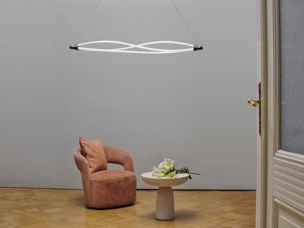 Dekorativní závěsné svítidlo Swirl 22W Teplá bílá, 1282 mm