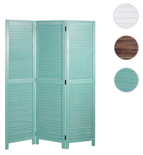 Paraván Shabby vintage C30 - 170 x 120 cm - Zelená
