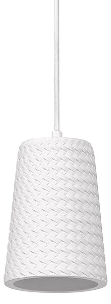 Dekorativní závěsné svítidlo Plaster Cone E27 Bílá
