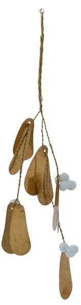 House Doctor Závěsná dekorace Mistletoe Brass - 17 cm HD384