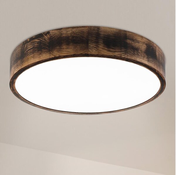Brilagi - LED Stropní svítidlo CARVALHO SMOKEY LED/36W/230V dub pr. 47,5 cm