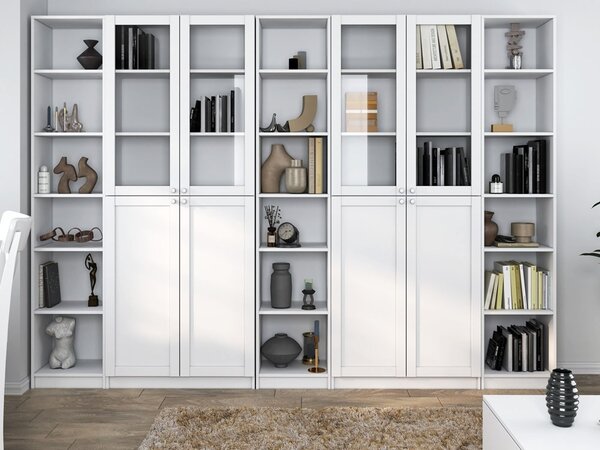 TP Living Vitrína PAPHOS 40 cm III bílá