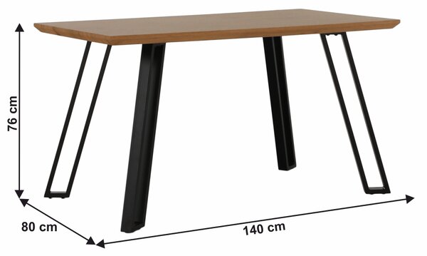 Jídelní stůl 140 cm Pette