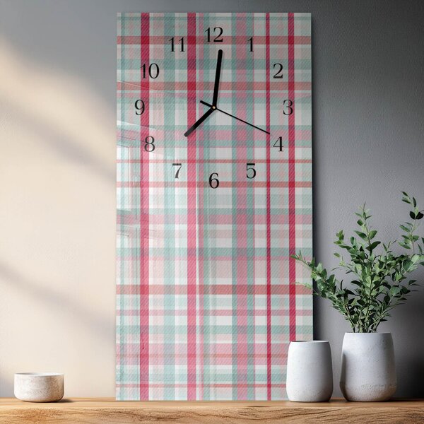 Skleněné hodiny vertikální Síť zsppc-30x60-00181853