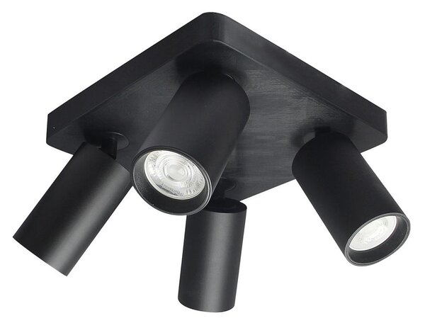 Rabalux 73084 - Bodové svítidlo YORLI 4xGU10/7W/230V černá