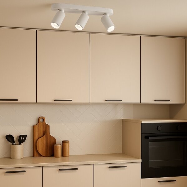 Rabalux 73087 - Bodové svítidlo YORLI 3xGU10/7W/230V bílá