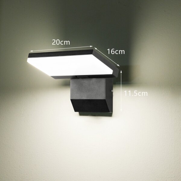 Immax 08512L - LED Venkovní nástěnné svítidlo MODERN LED/18W/230V IP65