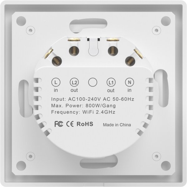 Immax NEO 07550L - Vypínač 2-tlačítkový SMART 230V