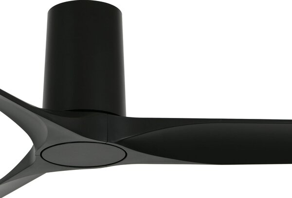 Stropní ventilátor Londo, černý, s DC motorem, 132 cm, tichý – Beacon Beacon Lighting, Londo, Černá, Obývací pokoj, Plast, Moderní