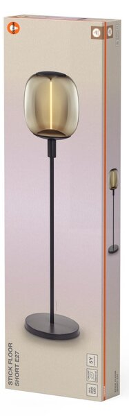 Stojací svítidlo Decor Stick, krátké, E27, tmavě šedé
