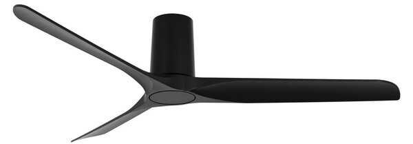 Stropní ventilátor Londo, černý, s DC motorem, 132 cm, tichý – Beacon Beacon Lighting, Londo, Černá, Obývací pokoj, Plast, Moderní