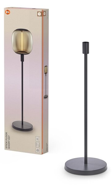 Stojací svítidlo Decor Stick, krátké, E27, tmavě šedé