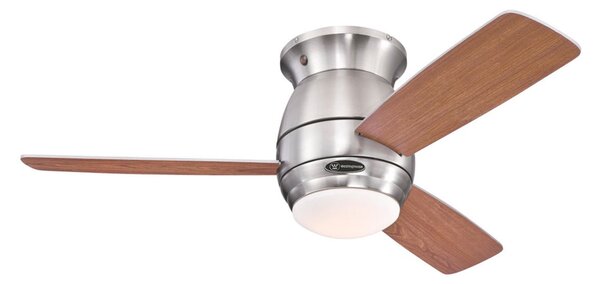 Stropní ventilátor Halley se světlem, dřevěný, tichý – Westinghouse Westinghouse, Halley, Dřevo, Obývací pokoj, Dřevo, Moderní
