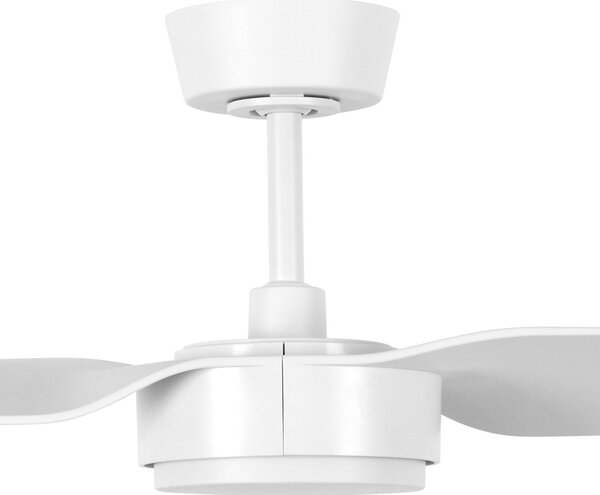 Stropní ventilátor Condor, bílý, DC, tichý, 137 cm – Beacon Beacon Lighting, Condor, Bílá, Obývací pokoj, Plast, Moderní
