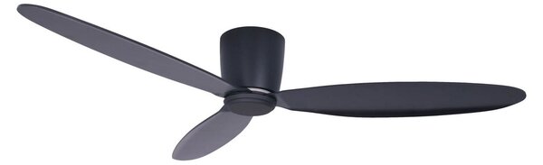Stropní ventilátor Airfusion Radar, černý, 132 cm, tichý, Beacon Beacon Lighting, Airfusion Radar, Černá, Obývací pokoj, Dřevo, Moderní