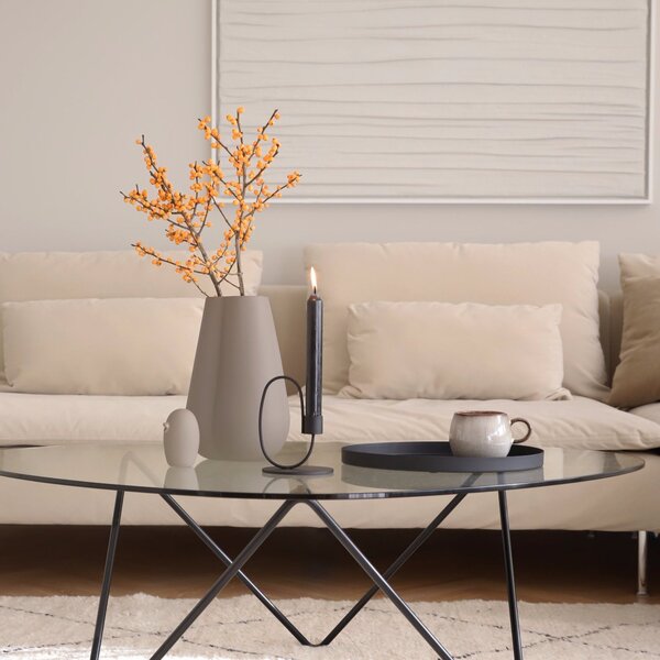 COOEE Design Svícen Swoop Black CED218