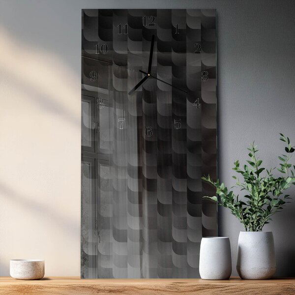 Skleněné hodiny vertikální Měřítko zsppc-30x60-00175357