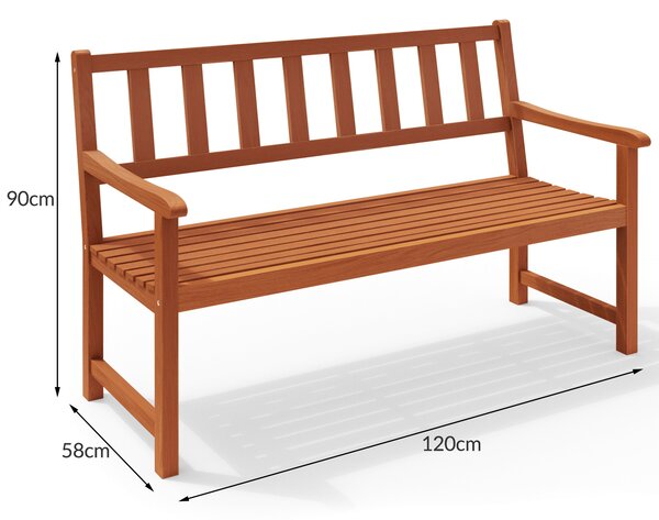 Deuba Zahradní lavička 120 cm - akát