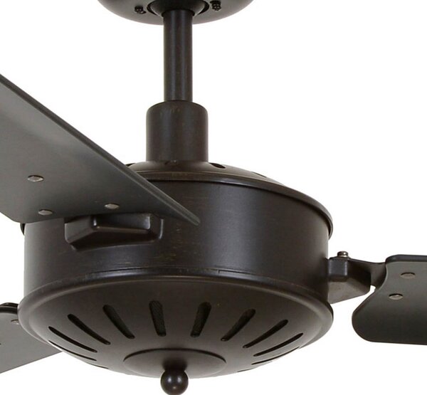 Stropní ventilátor Airfusion Carolina, černý, tichý – Beacon Beacon Lighting, Airfusion Carolina, Černá, Obývací pokoj, Plast, Moderní