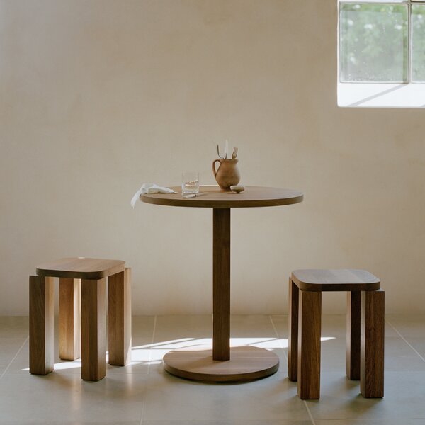 NEW WORKS Kavárenský stolek Atlas, Fumed Oak