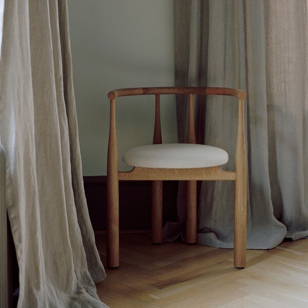NEW WORKS Jídelní židle Bukowski, Walnut / Romo Linara 342