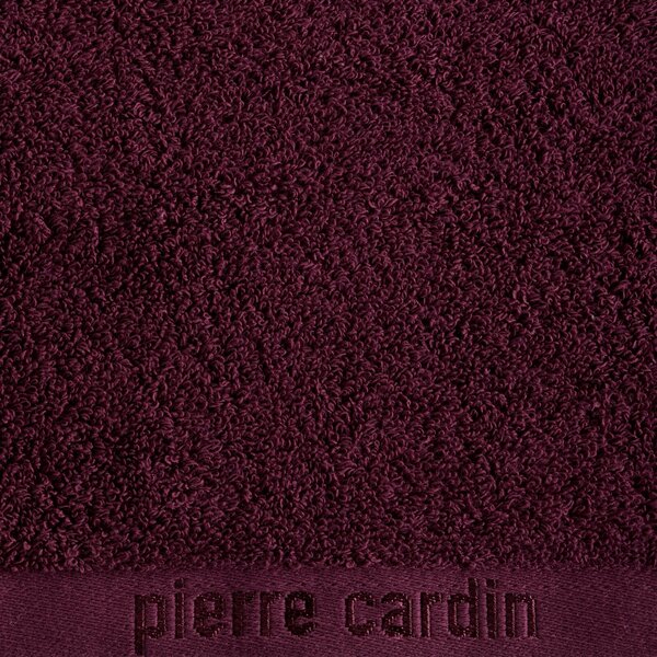 BAVLNĚNÝ RUČNÍK PIERRE CARDIN EVI 50X90 CM BORDOVÁ