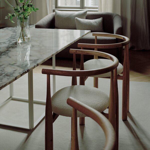 NEW WORKS Jídelní židle Bukowski, Walnut / Romo Linara 342