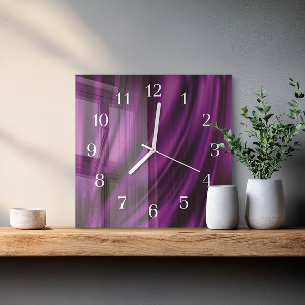 Skleněné hodiny Abstrakce zskb-30x30-00084406