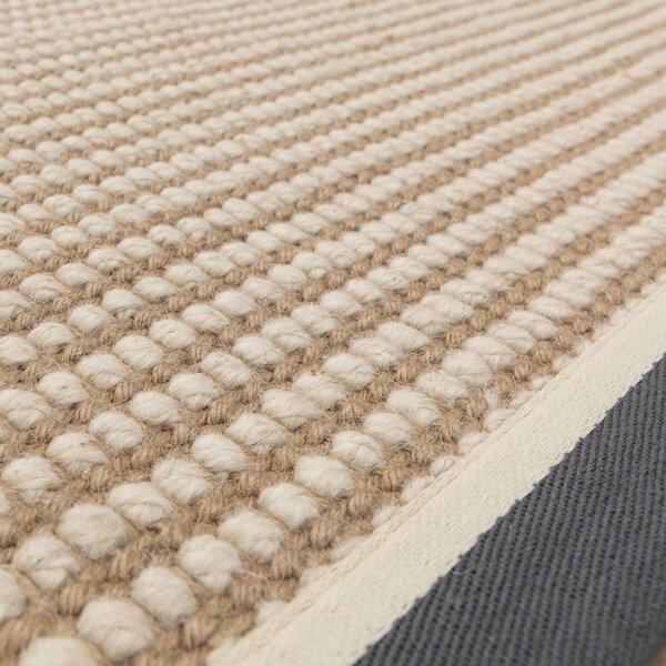 Tribeca Design Kusový koberec Ministry Loop Slate Cream Rozměry: 240x340 cm