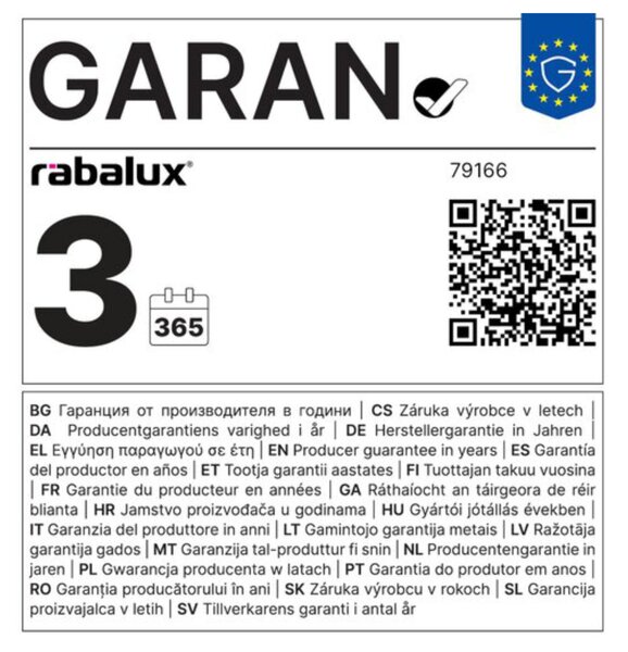 LED žárovka filament 79166 E27, 4W, teplá bílá, jantarová