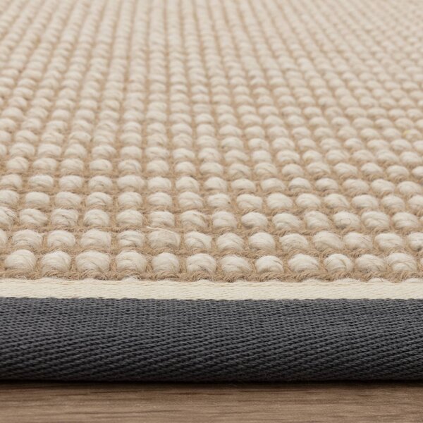Tribeca Design Kusový koberec Ministry Loop Slate Cream Rozměry: 240x340 cm
