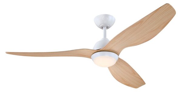 7316140 Tichý stropní ventilátor s LED osvětlením, DC, 132 cm – Westinghouse Westinghouse, stmívatelné, Dřevo, Obývací pokoj, Plast, Moderní