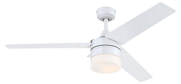 7316640 Stropní ventilátor se světlem, bílý/bříza, IP44, Westinghouse Westinghouse, 7316640, Bílá, Obývací pokoj, Plast, Moderní
