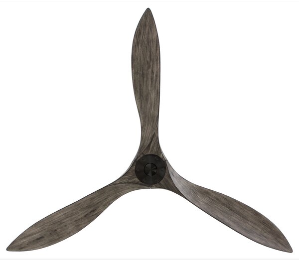 Stropní ventilátor Eco Airscrew 152 cm, černý, dřevěný – CasaFan CasaFan, Eco Airscrew, Dřevo, Obývací pokoj, Dřevo, Moderní