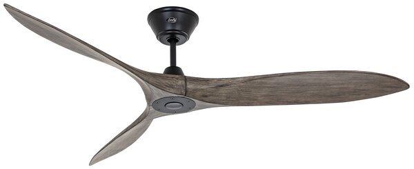 Stropní ventilátor Eco Airscrew 152 cm, černý, dřevěný – CasaFan CasaFan, Eco Airscrew, Dřevo, Obývací pokoj, Dřevo, Moderní