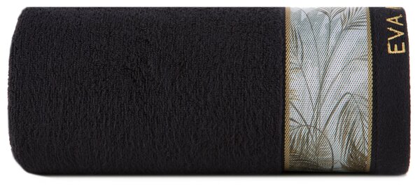 FROTÉ RUČNÍK EVA MINGE17 30X50 CM ČERNÁ