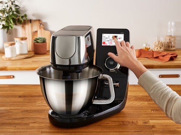 Tefal - Kuchyňský robot s váhou I-COACH TOUCH 1200W/230V nerez