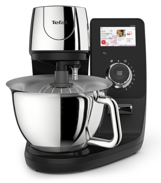 Tefal - Kuchyňský robot s váhou I-COACH TOUCH 1200W/230V nerez