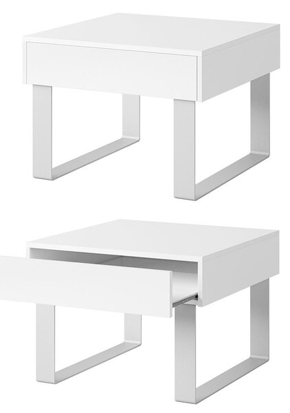 Calabrini - konferenční stolek MALÝ - bílá