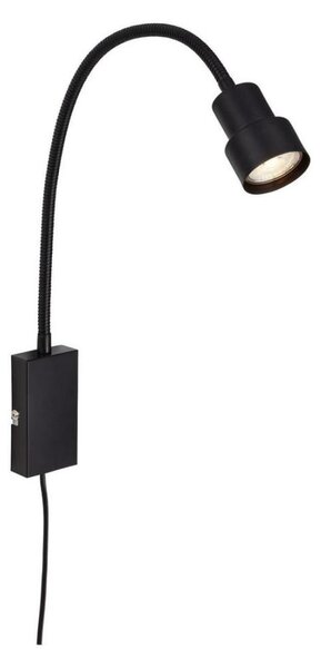 Briloner 2085-015 - LED Dotyková nástěnná lampa TUSI 1xGU10/5W/230V černá