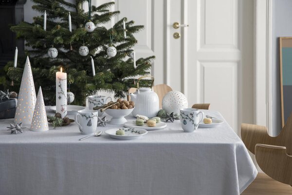 Kähler Design Jídelní talíř Hammershøi Christmas - 22 cm KD273