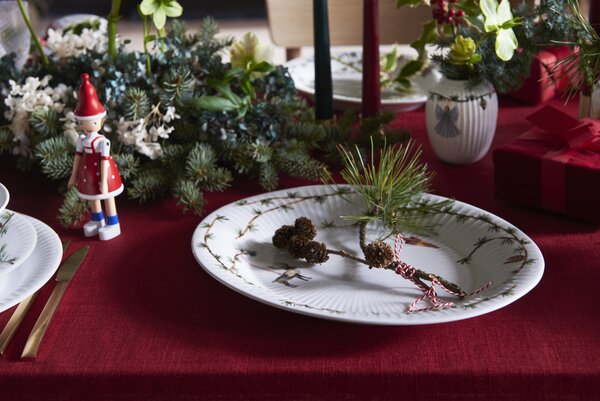Kähler Design Servírovací talíř Hammershøi Christmas Oval - 34 cm KD388