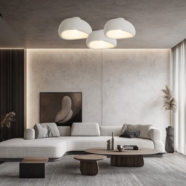 BRILAGI - Stropní svítidlo WABI SABI 1xE27/60W/230V pr. 40 cm bílá