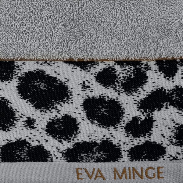 BAVLNĚNÝ RUČNÍK EVA MINGE22 70X140 CM STŘÍBRNÁ