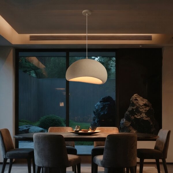 BRILAGI - Lustr na lanku WABI SABI 1xE27/60W/230V pr. 50 cm bílá