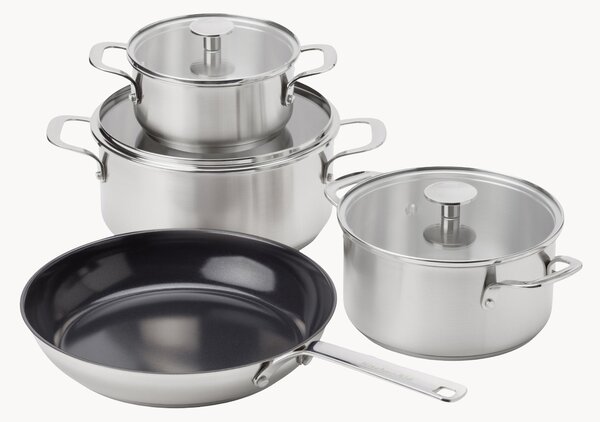 Sada hrnců s nepřilnavým povrchem KitchenAid, 7 dílů