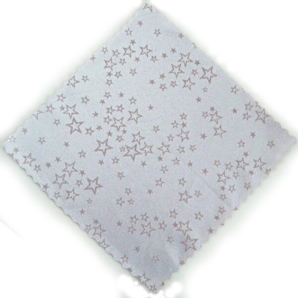 Prostírání a ubrusy Hvězdné přání - Béžovo/stříbrné 30x30