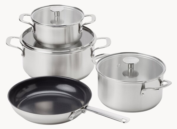 Sada hrnců s nepřilnavým povrchem KitchenAid, 7 dílů