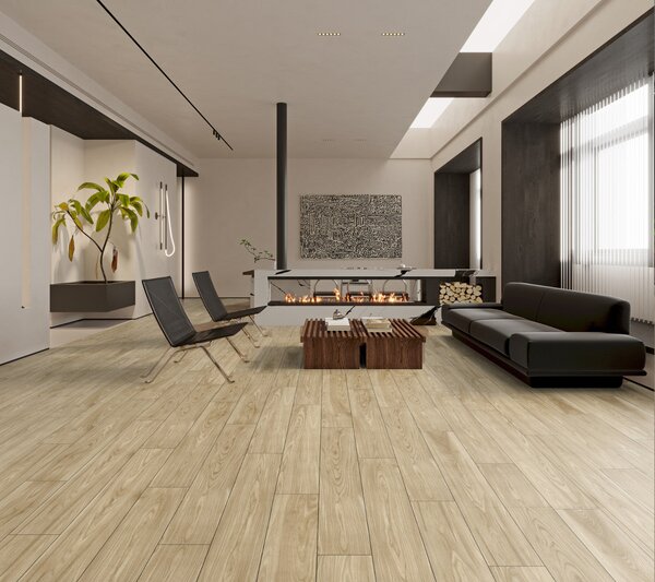 Kao wood honey 120 x 20 cm béžová 1m²