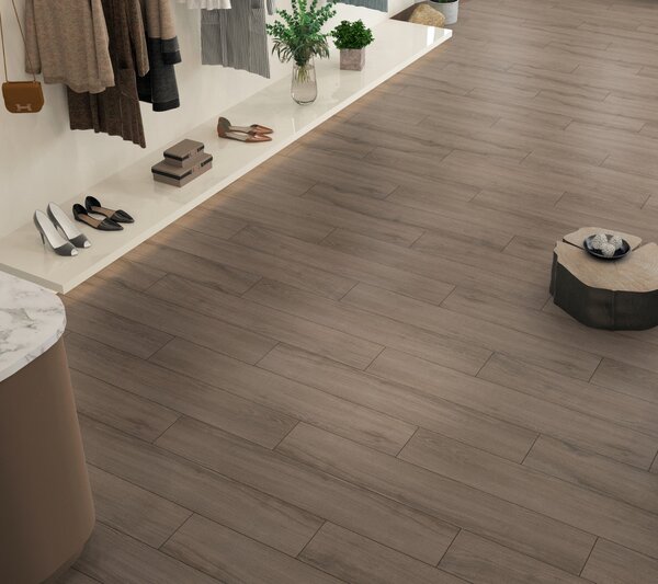 Taptik wood brown 120 x 20 cm tmavě hnědá 1m²